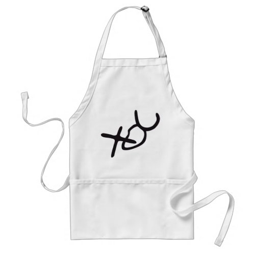 The Aleph  The Taw Otiot in Ancient Hebrew Design Adult Apron