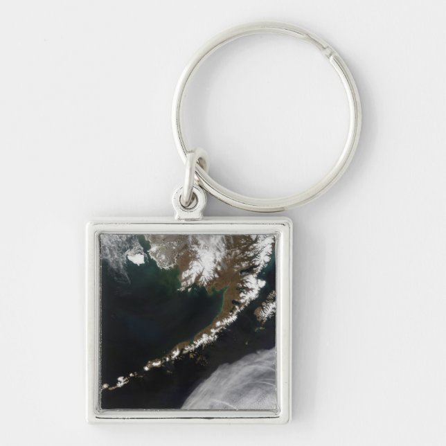 The Aleutian Islands and the Alaskan peninsula Keychain (Front)