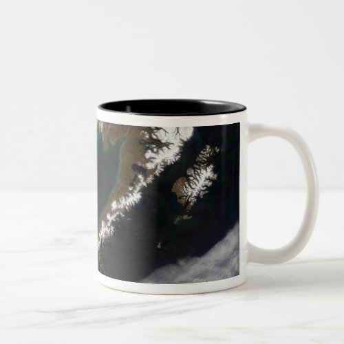 The Aleutian Islands and the Alaskan peninsula Two_Tone Coffee Mug