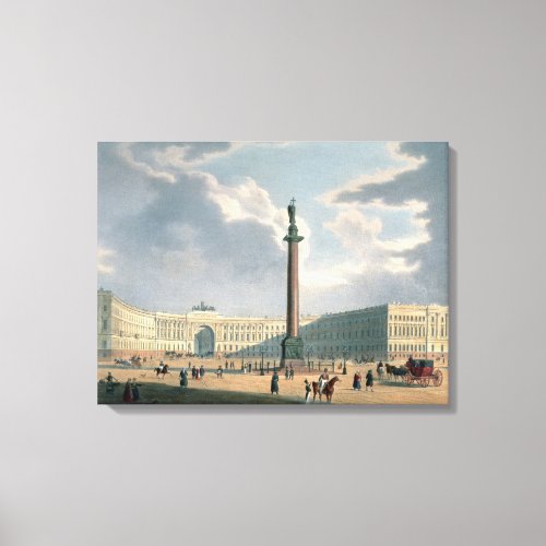 The Alexander Column and the Army Headquarters Canvas Print