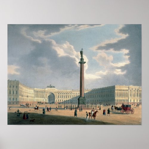 The Alexander Column and the Army Headquarters Poster