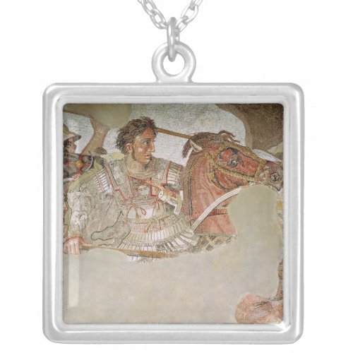 The Alexander Mosaic Silver Plated Necklace