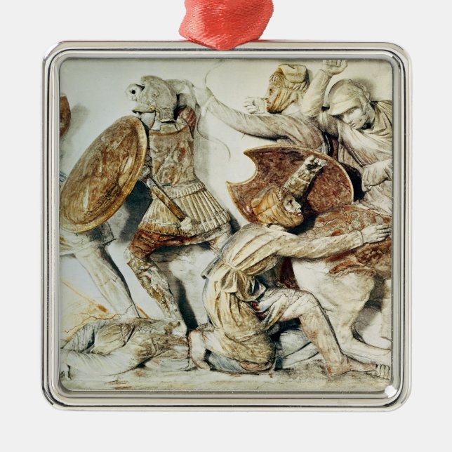 The Alexander Sarcophagus Metal Ornament (Front)