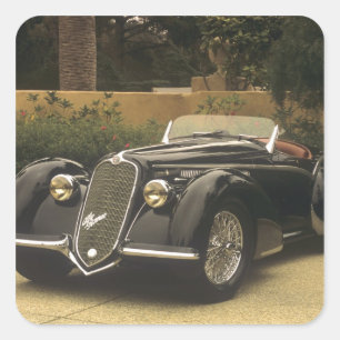 The Alfa Romeo 8C 2900B is a very rare and very Square Sticker