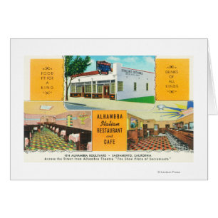 The Alhambra Italian Restaurant & Caf� Cards