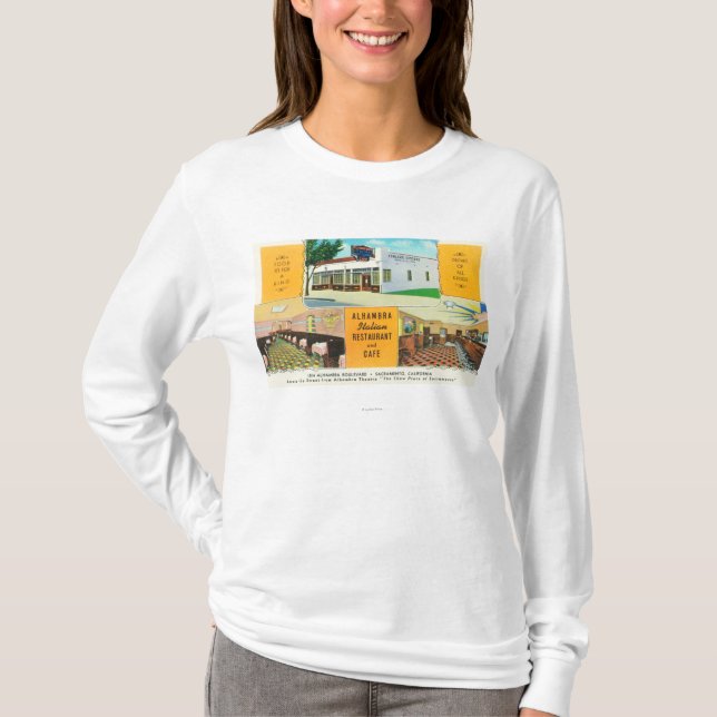 The Alhambra Italian Restaurant & Caf� T-Shirt (Front)