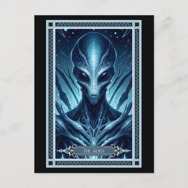 The Alien Tarot Card (Front)