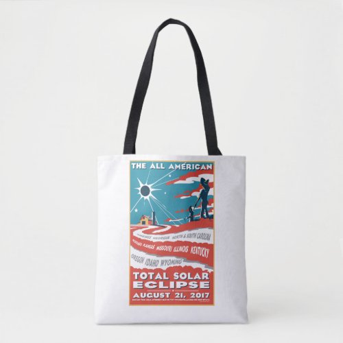 The All American Total Eclipse Tote Bag