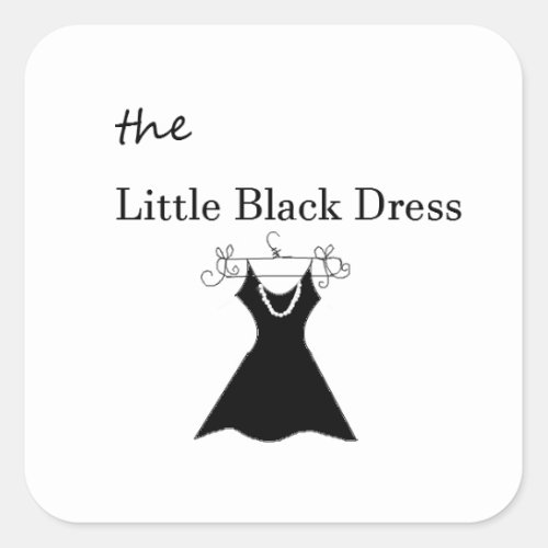 The All Important LBD Square Sticker