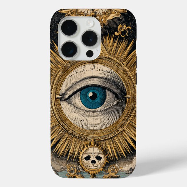 The All-Seeing Eye of Golden Awareness Case-Mate iPhone Case (Back)