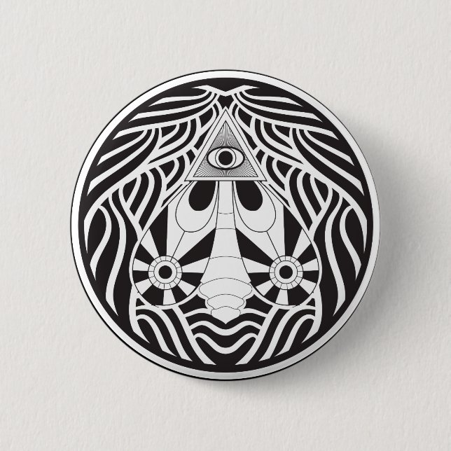 The all seeing moth button (Front)