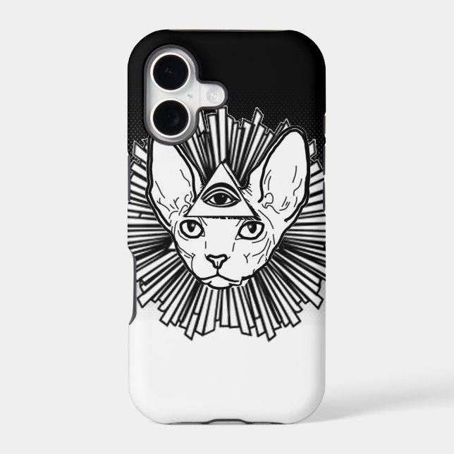 The All Seeing Sphinx Iphone Case (Back)