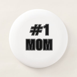 The All-Star Mom Number One Varsity College Font Wham-O Frisbee