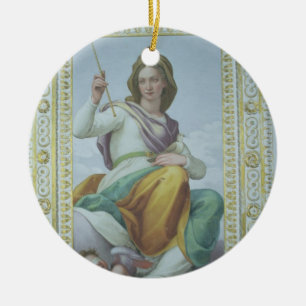 The Allegory of Chastity (fresco) Ceramic Ornament