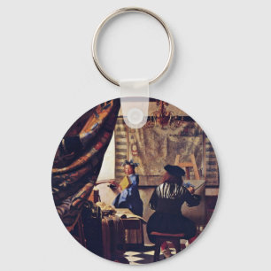 The Allegory Of Painting-Or-The Art Of Painting, S Keychain