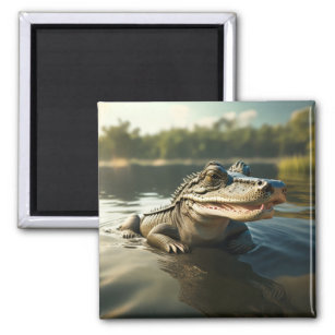 The Alligator Reptile: Wildlife's Large Crocodile Magnet