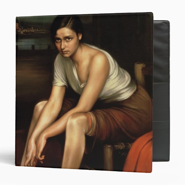 The Alluring Young Girl 3 Ring Binder (Front/Inside)