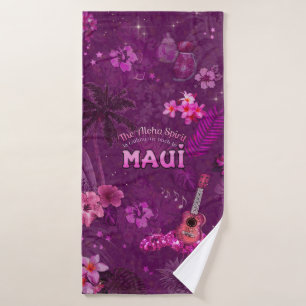The Aloha Spirit is calling me back to Maui Bath Towel Set