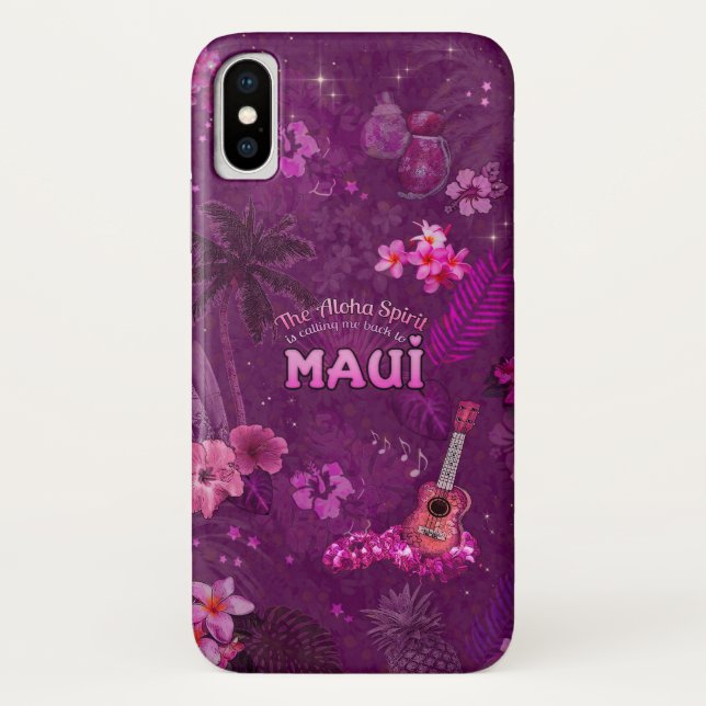 The Aloha Spirit is calling me back to Maui  Case-Mate iPhone Case (Back)