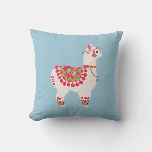 The Alpaca Throw Pillow (Front)