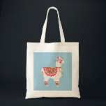 The Alpaca Tote Bag<br><div class="desc">Alpaca is animal which its appearence like small llama. Alpaca can found in South American. If llama is used for carrying burden, alpaca is bred for its fiber. The Alpaca illustration is painted by watercolor and edited in photoshop.</div>