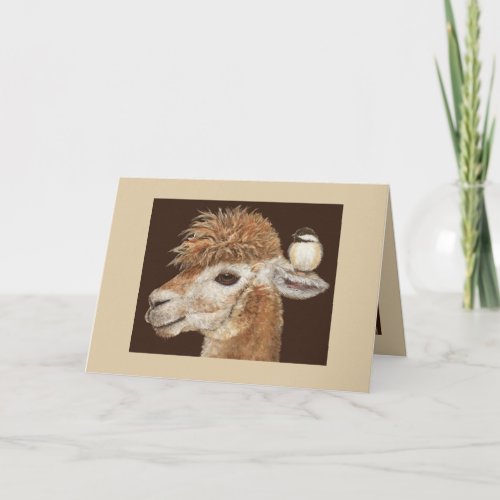 The Alpaca Whisperer card