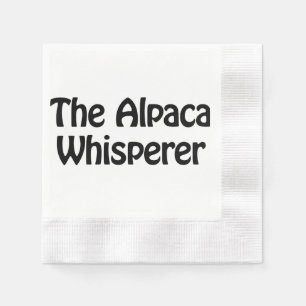the alpaca whisperer paper napkins