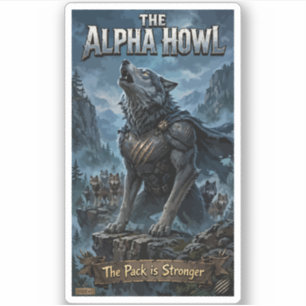 The Alpha Howl Sticker