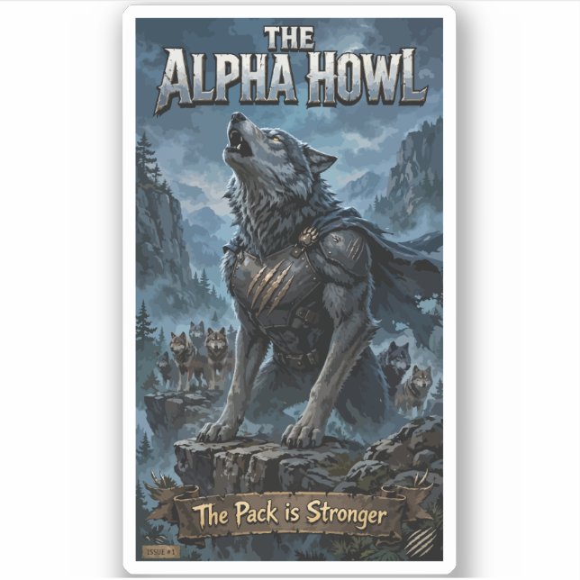 The Alpha Howl Sticker (Front)