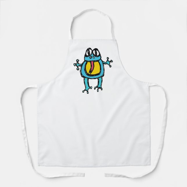 the alphabet book - frog apron (Front)
