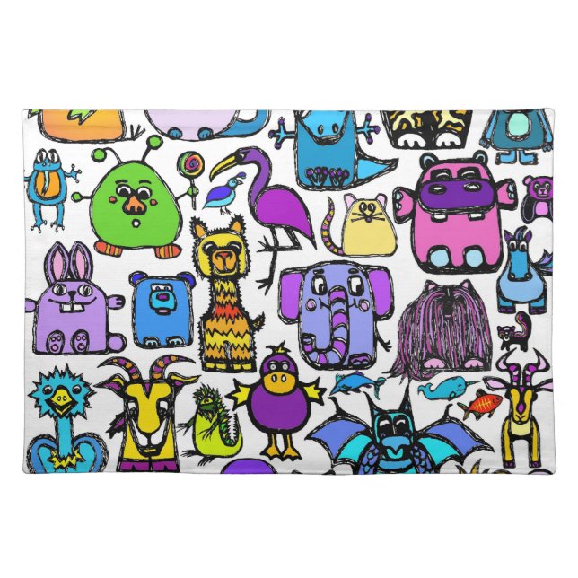 "the alphabet book" placemat (Front)
