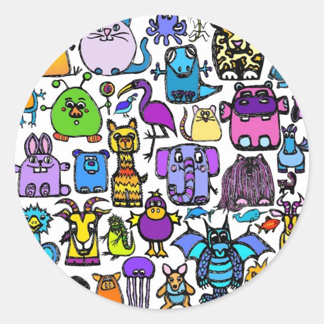 "the alphabet book" - Stickers (Front)