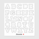 ICONIC Sugar Pop Korean Hangul Alphabet Removable Sticker Pack