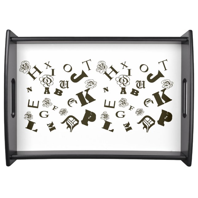 The Alphabet Serving Tray (Front)