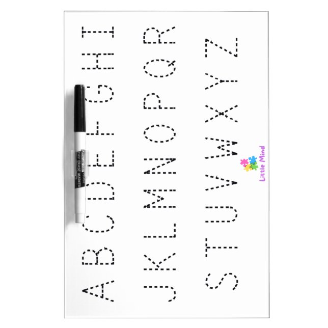 The Alphabet Tracing Dry Erase Board (Front)