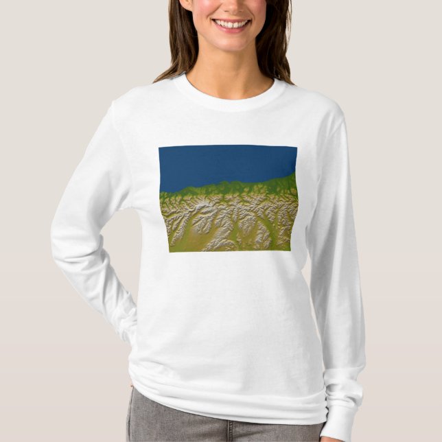 The Alpine fault along the west coast T-Shirt (Front)