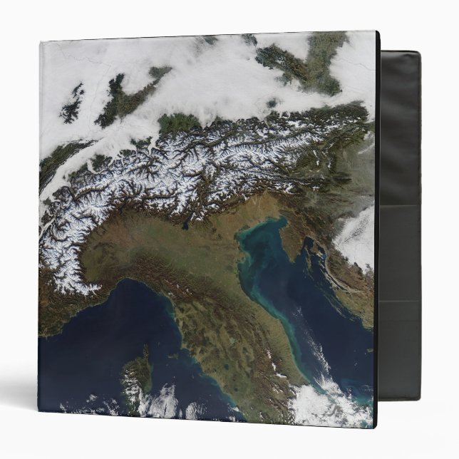 The Alps 4 3 Ring Binder (Front/Inside)