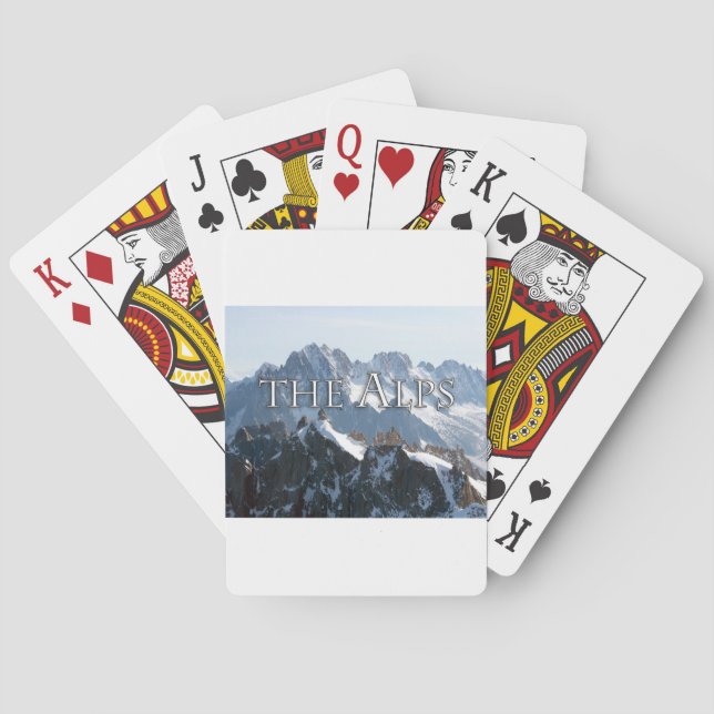 The Alps - Magnificent! Poker Cards (Back)