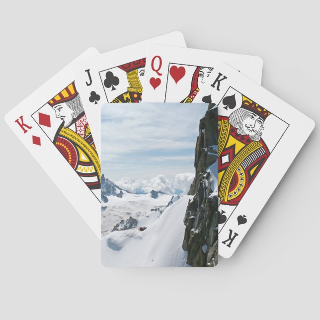 The Alps mountain range - Stunning! Poker Cards (Back)