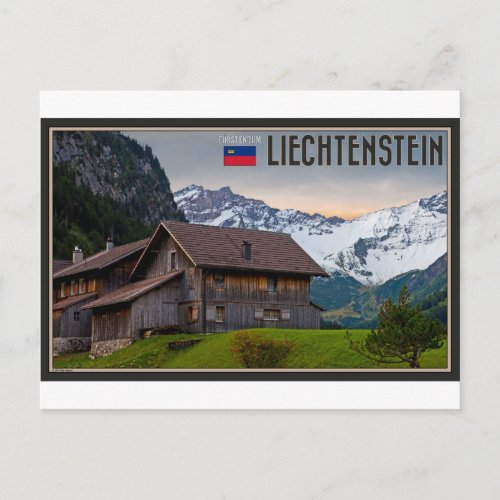 The Alps of Liechtenstein Postcard