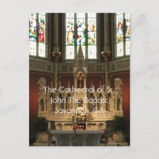 The Altar of The Cathedral of St. John The Baptist Postcard