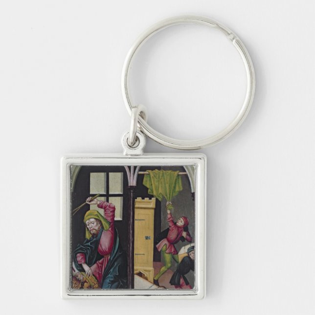 The Altarpiece of St. Nicholas Keychain (Front)