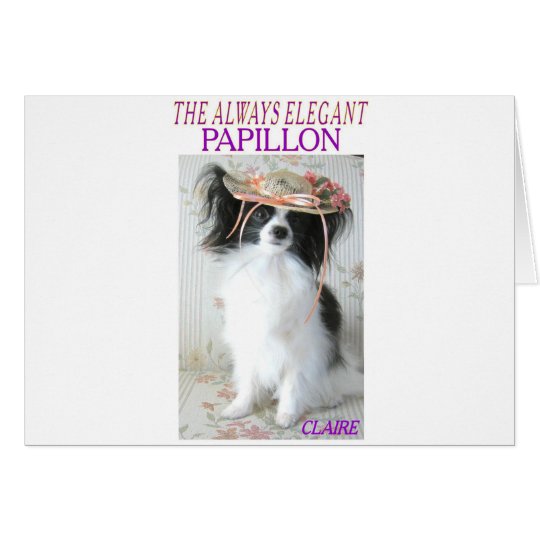THE ALWAYS ELEGANT PAPILLON CARD