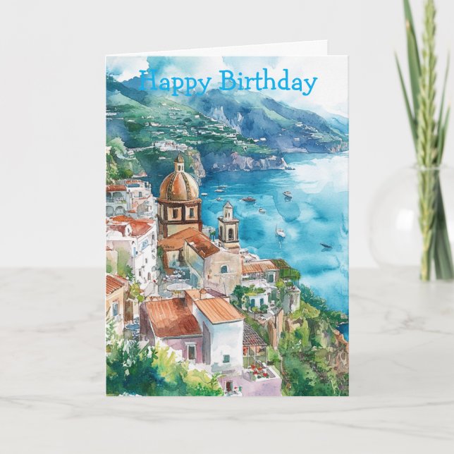 The Amalfi Coast, Italy Card (Front)