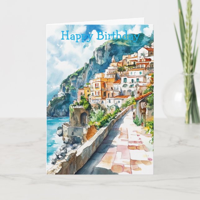 The Amalfi Coast, Italy Card (Front)