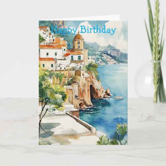 The Amalfi Coast, Italy Card (Front)