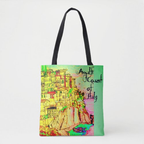 The Amalfi Coast of Italy Tote Bag by Artist