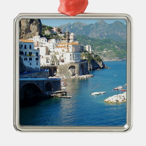 The Amalfi Vista Metal Ornament