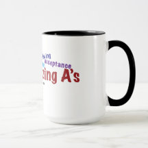 'The Amazing A's' mug.