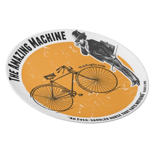 The Amazing Bicycle Dinner Plate (Right Side)